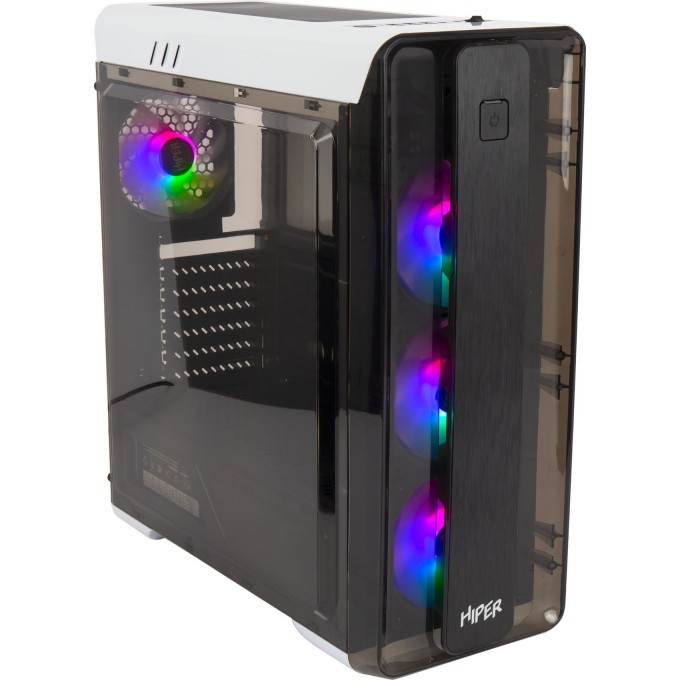 Компьютерный корпус Mid-Tower HIPER Gaming M11 FRGB-WT