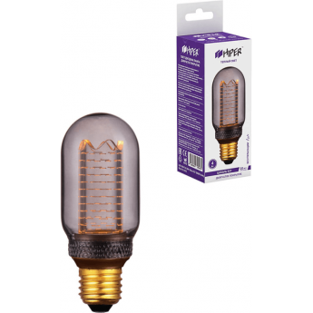 Лампа HIPER LED VEIN T45 4W 150Lm E27 2000K Smoky HL-2225