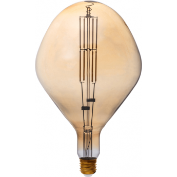 Светодиодная лампочка HIPER VINTAGE FILAMENT A160 8W 720Lm E27 160х250 2200K AMBER HL-2206