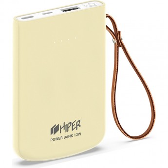 Внешний аккумулятор HIPER POWER BANK TRAVEL5K LEMON