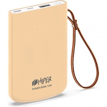 Внешний аккумулятор HIPER POWER BANK TRAVEL5K PEACH